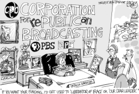 CORPORATION FOR REPUBLICAN BROADCASTING by Pat Bagley