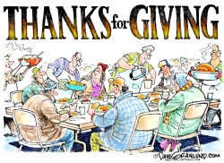 THANKS FOR GIVING by Dave Granlund