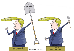 TRUMP EN CAMPAñA Y COMO PRESIDENTE by Arcadio Esquivel