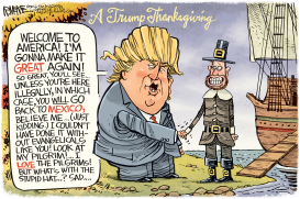 TRUMP THANKSGIVING by Rick McKee