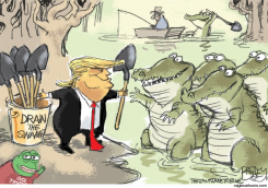 SWAMP THING by Pat Bagley