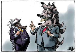 TRUMP IN WOLF'S CLOTHING by Jos Collignon