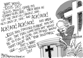 WHO WOULD JESUS ASSASSINATE by Pat Bagley