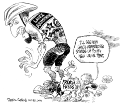 LANCE AND THE FRENCH by Daryl Cagle