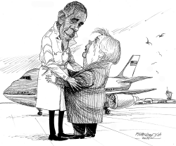 GERMAN FAREWELL FOR OBAMA by Petar Pismestrovic