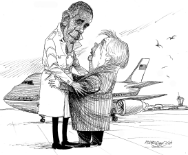 GERMAN FAREWELL FOR OBAMA by Petar Pismestrovic