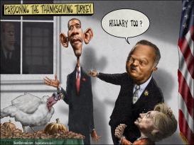 TURKEY OBAMA HILLARY PARDON  by Sean Delonas