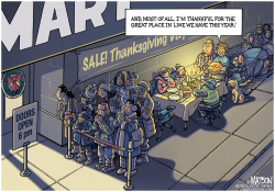 THANKSGIVING DAY SALES by RJ Matson