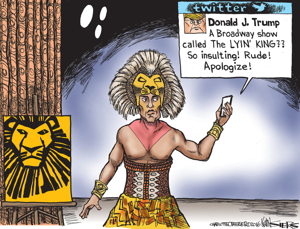  THE LYIN KING by Kevin Siers