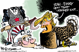 TURKEY TRUMP by Milt Priggee