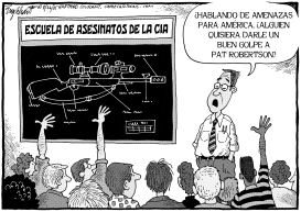 ESCUELA DE LA CIA by Bob Englehart