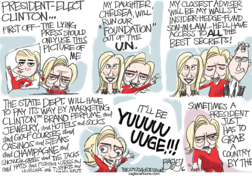  TRUMP TRANSITION by Pat Bagley