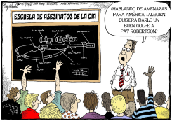 ESCUELA DE LA CIA  by Bob Englehart