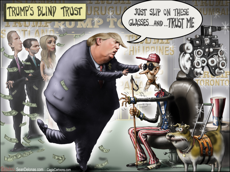  TRUMP CONFLICT BLIND TRUST  by Sean Delonas