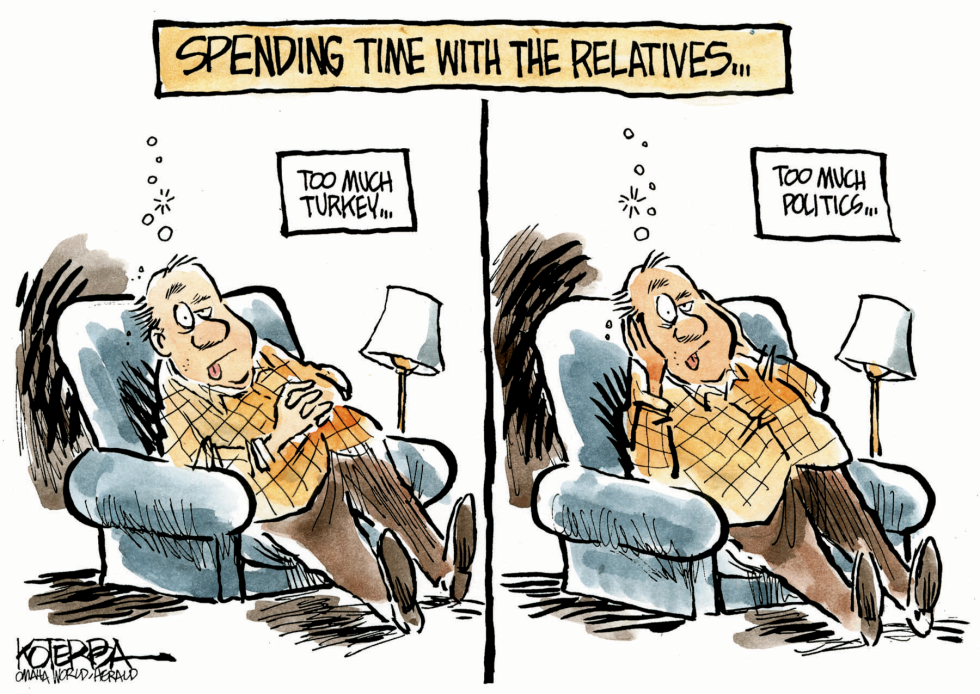  SPENDING TIME WITH RELATIVES by Jeff Koterba