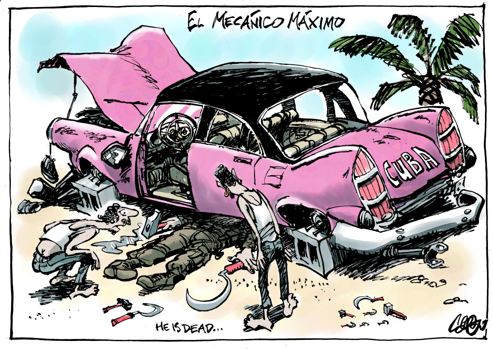  FIDEL CASTRO DEAD by Jos Collignon