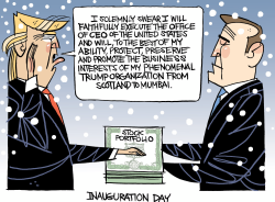 TRUMP INAUGURAL by David Fitzsimmons