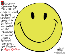 CASTRO'S DEAD SMILEY FACE by Gary McCoy