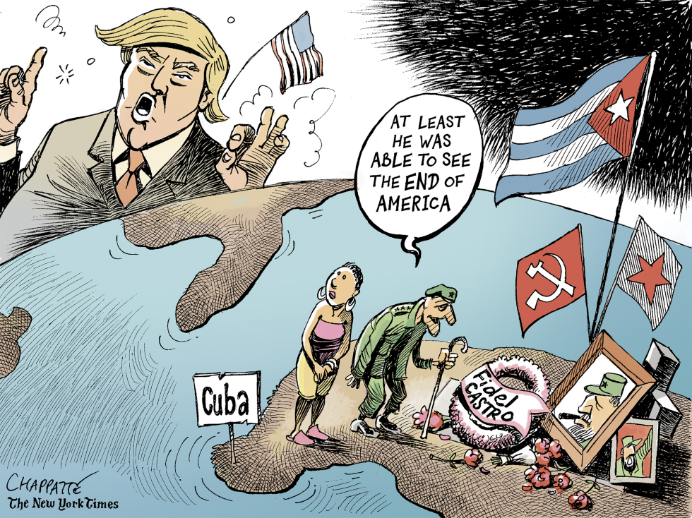  FIDEL CASTRO IS GONE by Patrick Chappatte