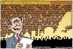 NUEVO MINISTRO DE INFORMACION IRAQUI  by Wolverton