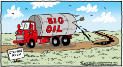 STANDING ROCK by Bob Englehart