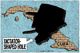 A DICTATOR SHAPED HOLE IN CUBA by Wolverton