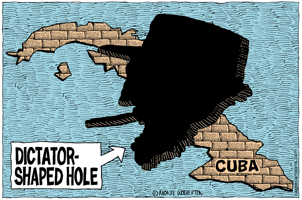  A DICTATOR SHAPED HOLE IN CUBA by Wolverton