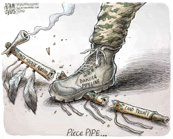 DAKOTA ACCESS PIPELINE by Adam Zyglis