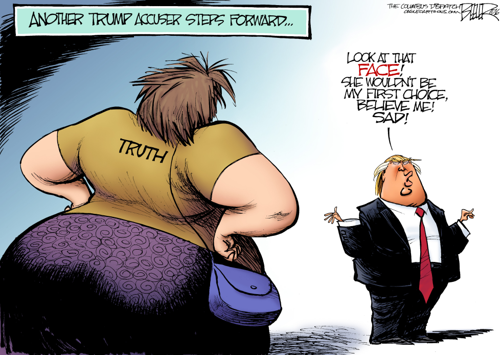  TRUMP ACCUSER by Nate Beeler