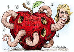 BETSY DEVOS  by Daryl Cagle