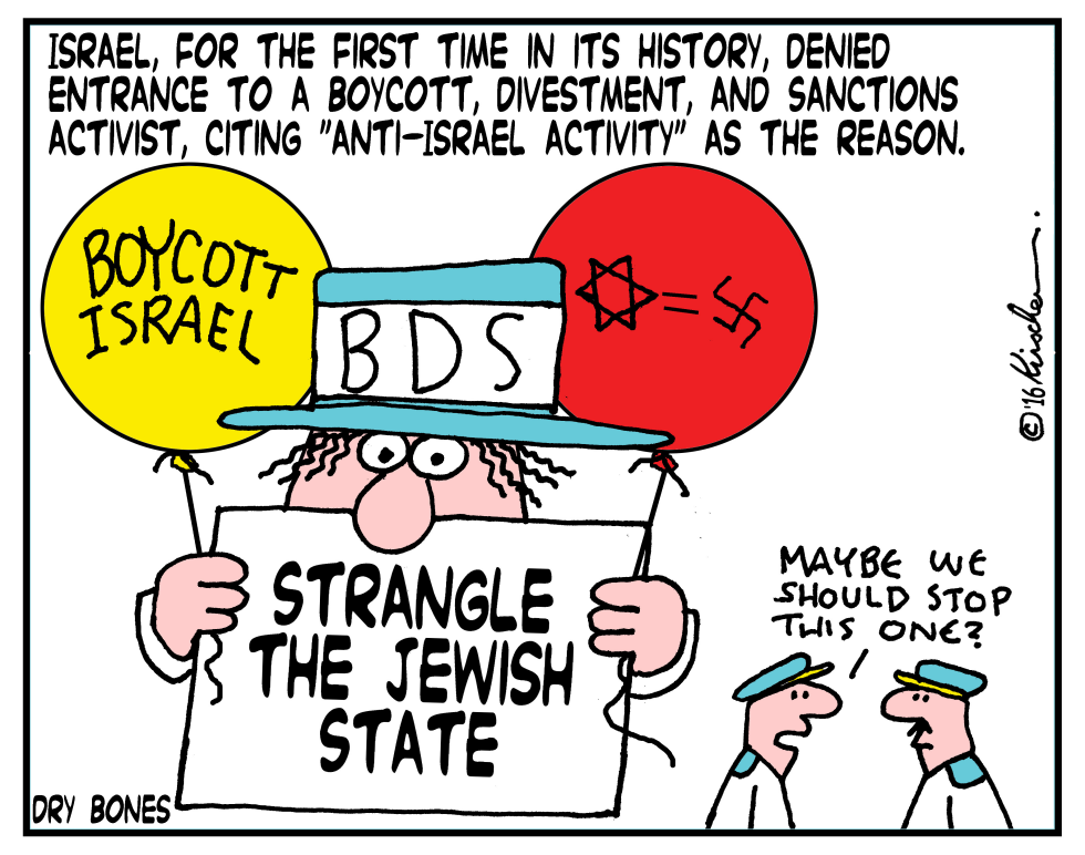  THE BDS ACTIVIST by Yaakov Kirschen