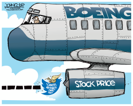 TRUMP BOEING TWEET by John Cole