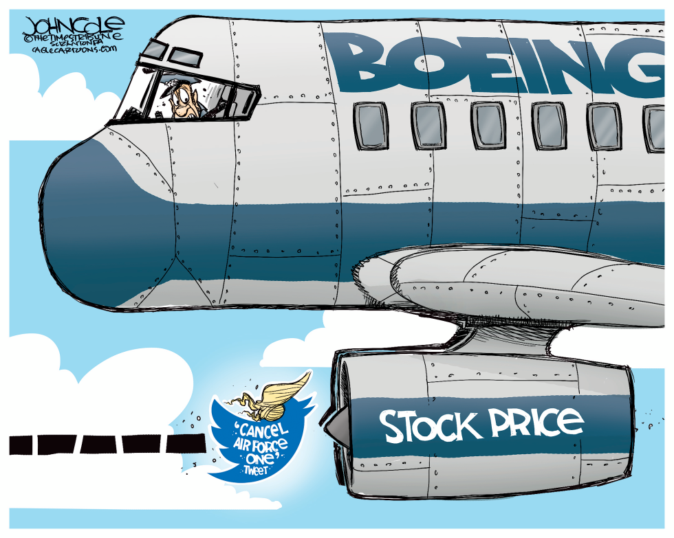  TRUMP BOEING TWEET by John Cole