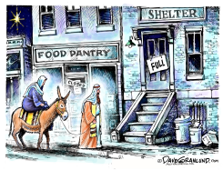 CHRISTMAS NO ROOM by Dave Granlund