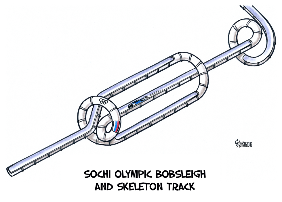  SOCHI OLYMPIC BOBSLED AND SKELETON TRACK by Gatis Sluka