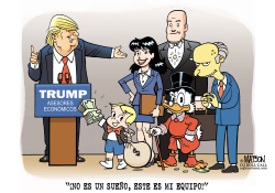 EQUIPO DE ENSUEñO DE TRUMP  by RJ Matson