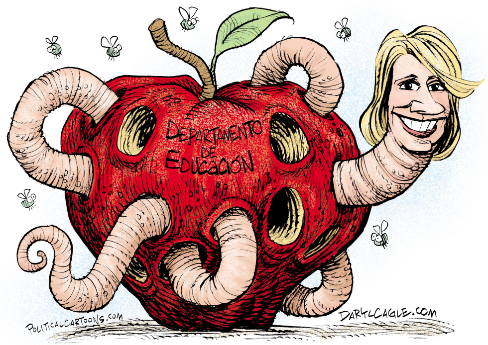  BETSY DEVOS Y EL DEPARTMENTO OF EDUCACION  by Daryl Cagle