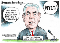 TILLERSON SEC STATE NOMINEE by Dave Granlund