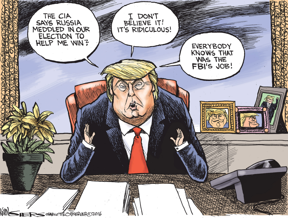  RUSSIA MEDDLED by Kevin Siers