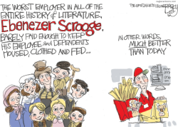 SCROOGED by Pat Bagley