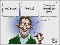 MARIJUANA INVESTMENT by Aislin