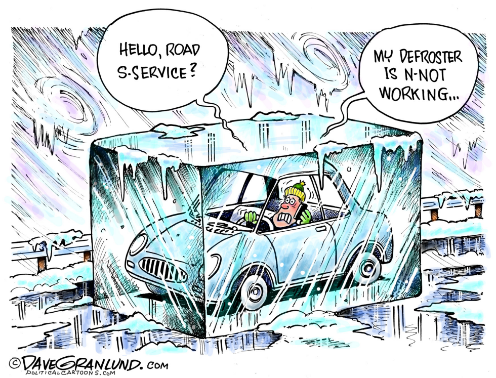  FRIGID WEATHER by Dave Granlund