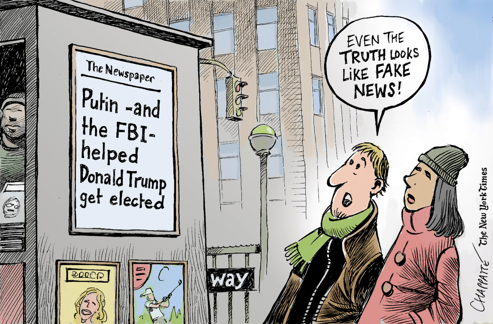  RUSSIA MEDDLED IN US ELECTION by Patrick Chappatte