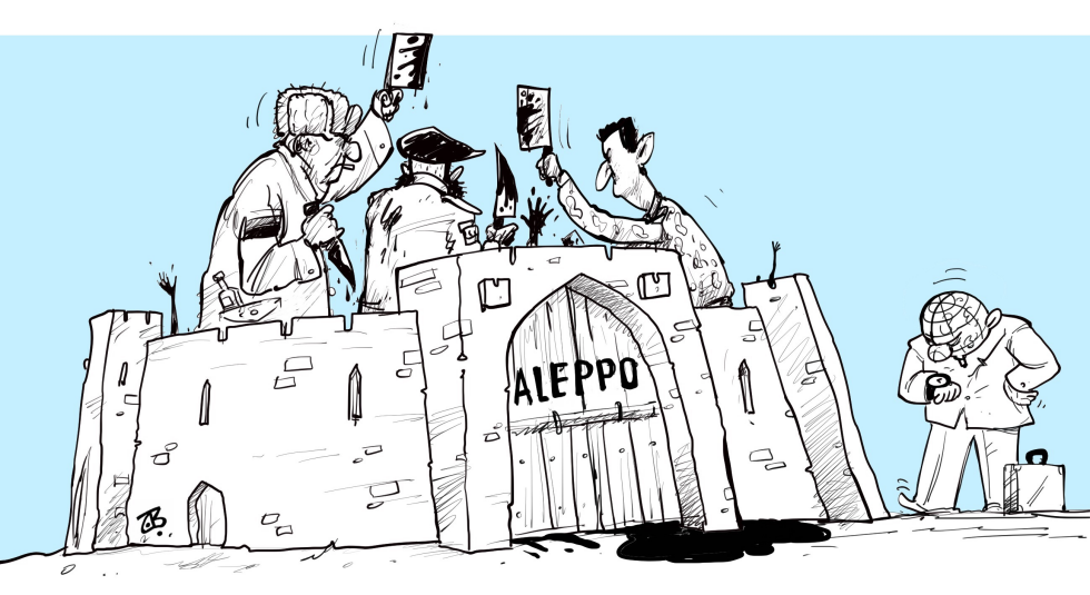  ALEPPO FALL by Emad Hajjaj