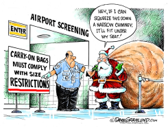 XMAS CARRY-ON BAGS by Dave Granlund