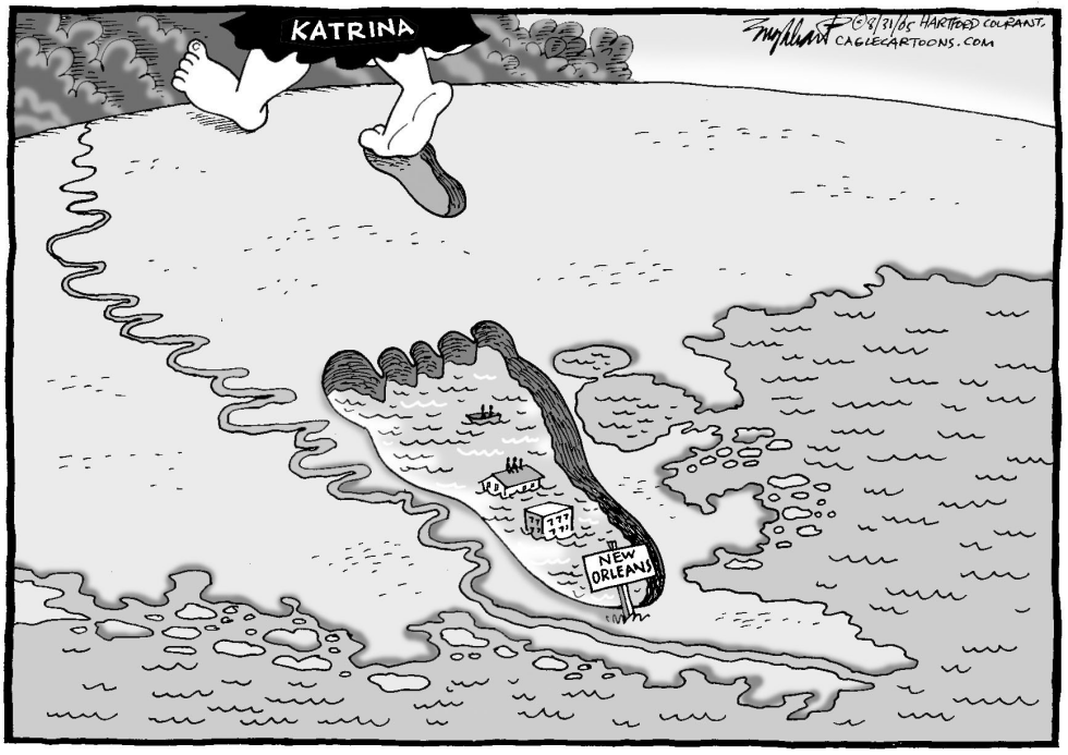  KATRINA AND NEW ORLEANS by Bob Englehart