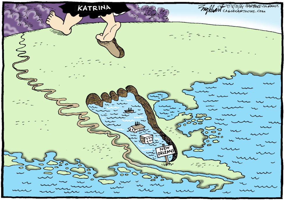  KATRINA AND NEW ORLEANS  by Bob Englehart