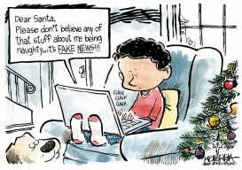 CHRISTMAS FAKE NEWS by Jeff Koterba