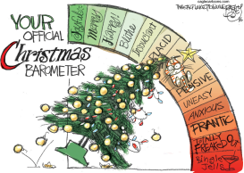 CHRISTMAS BAROMETER by Pat Bagley