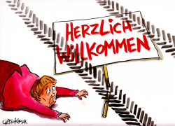 MERKEL&TERROR by Christo Komarnitski